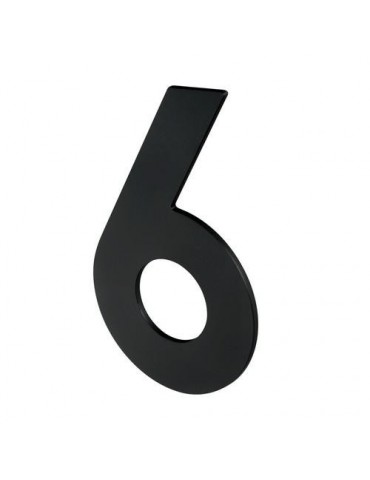 NUMERO 6/9 P/ATORNILLAR 100X64X2MM INOX NEGRO MATE