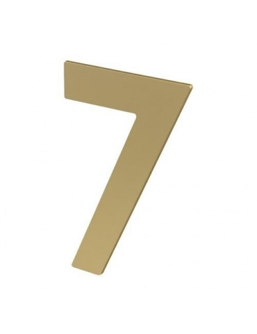 NUMERO 7 P/ATORNILLAR 100X64X2MM INOX LATON MATE