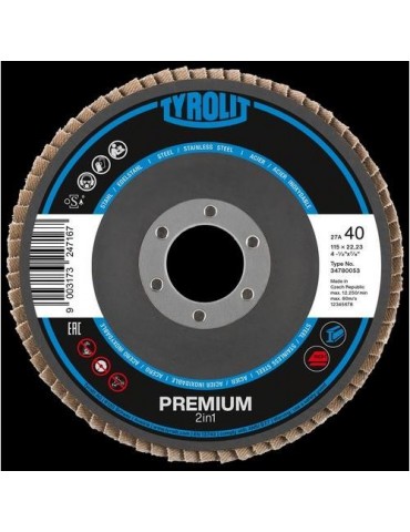 DISCO LAMINAS 2EN1 PREMIUM 27SLA 125X22,2 ZA40 725
