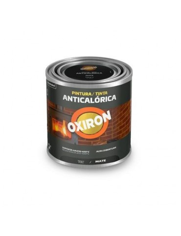 PINTURA ANTICALORICA OXIRON NEGRA 0,25L