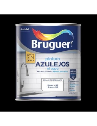 ESMALTE AZULEJOS AGUA BRILLANTE BLANCO 750ML