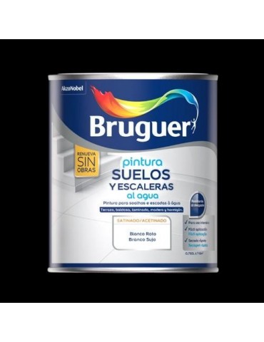 ESMALTE SUELOS AGUA SATINADO BLANCO ROTO 750ML