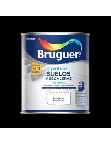 ESMALTE SUELO AGUA SATINADO BASE BLANCA 2L
