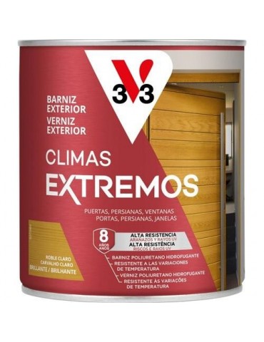 BARNIZ CLIMAS EXTREMOS BRILLANTE ROBLE CLARO 750ML