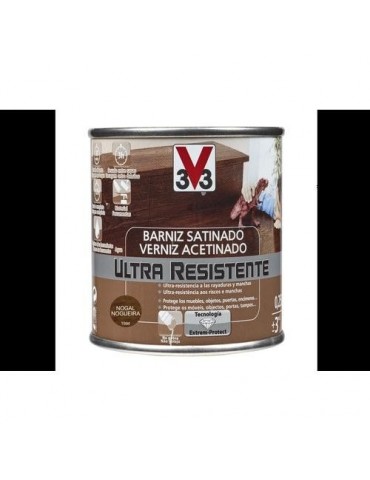 BARNIZ INT. ULTRA RESISTENTE SATIN. 250ML NOGAL