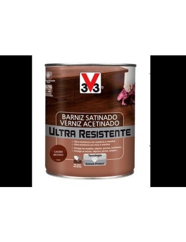 BARNIZ INT. ULTRA RESISTENTE SATIN. 750ML CAOBA