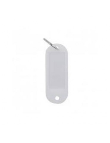 LLAVERO PORTAETIQUETAS BLANCO (BOLSA-100)