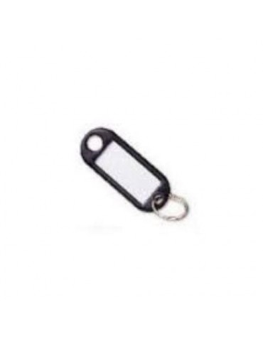 LLAVERO PORTAETIQUETAS NEGRO (BOLSA-100)