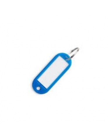 LLAVERO PORTAETIQUETAS AZUL (BOLSA-100)