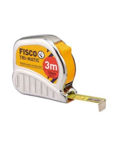 FLEXOMETRO TRI-MATIC 3 M. X 13 MM. CON FRENO TM3M