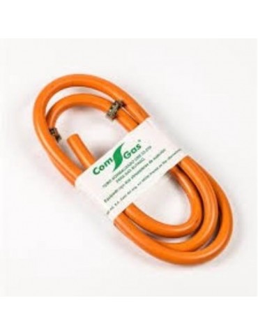 KIT MANGUERA BUTANO 1,5 MTS. + 2 ABRAZADERAS