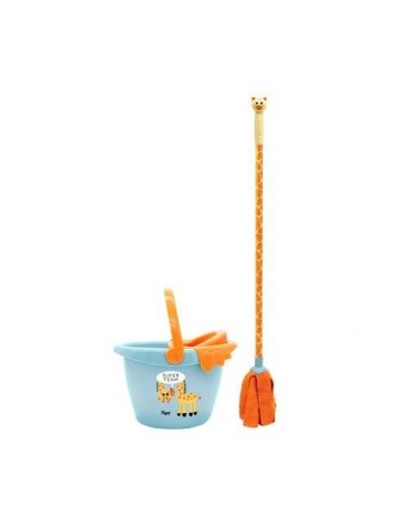 SET FREGAR JIRAFA KIDS (FREGONA+CUBO) 11362