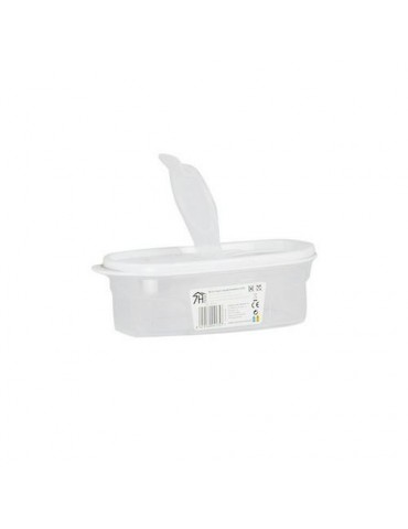 BOTE CON TAPA DESPENSADORA 0,6L BLANCO 4135