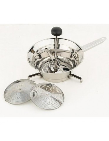PASAPURES INOX CON 3 DISCOS INOX 20 CM