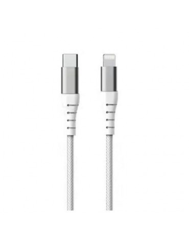 CABLE USB C/ LIGHTNING REFORZADO CARGA RAPIDA 1,2M