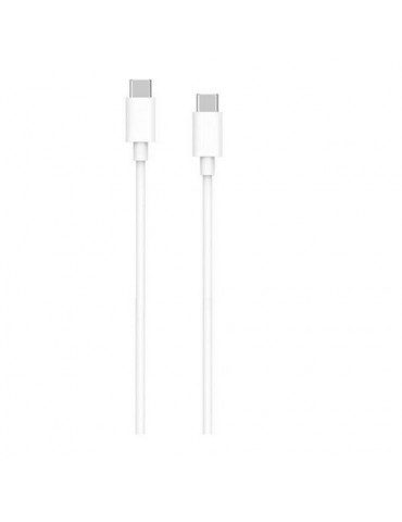 CABLE USB-C 60W POWER DELIVERY 2M 3A BLANCO