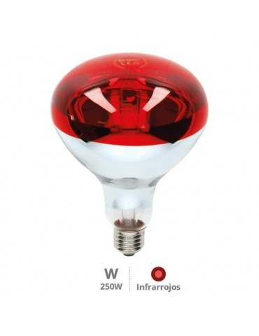 LAMPARA INFRARROJOS 125MM E27 MAX. 250W