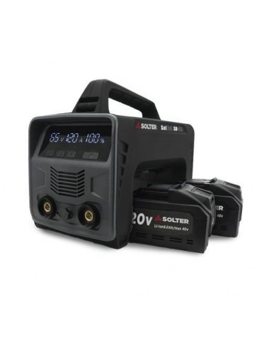 SOLDADOR SOLBAT 40V PACK 2 BATERIAS 20V 10684