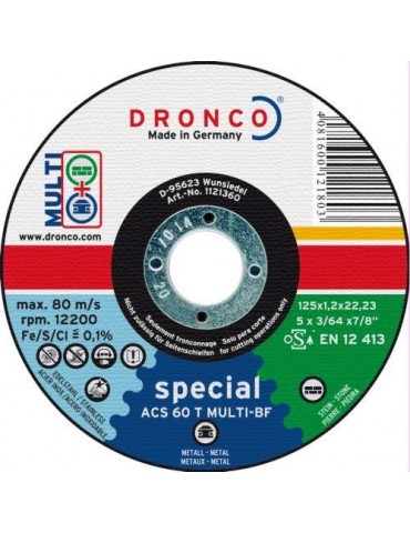 DISCO MULTICORTE 125X1.2 MM. ACS60T