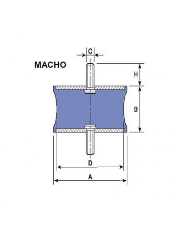 DINAFLEX DIABOLO MACHO R8 M-10