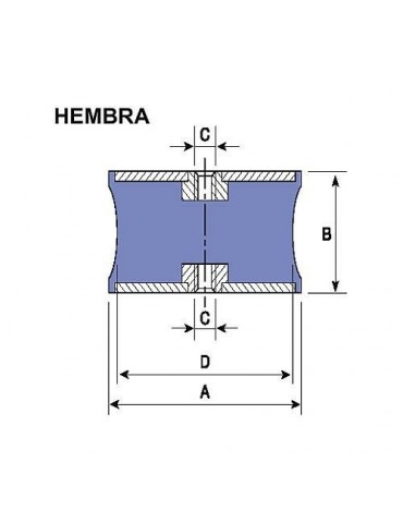 DINAFLEX DIABOLO HEMBRAGUER0N M-10/M-8