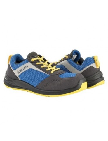 ZAPATO FLEX AZUL-AMARILLO T-44