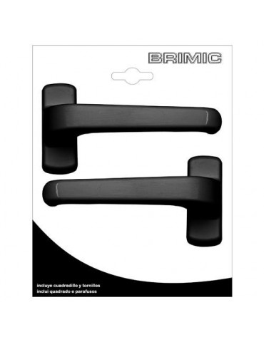 JUEGO MANILLA 6800 ALUMINIO NEGRO (BL.) 17081
