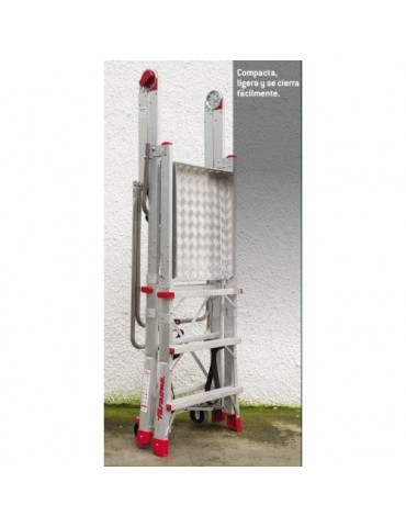 ESCALERA CON PLATAFORMA 3 PELDAÑOS PLS3
