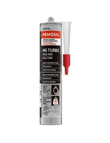 ADHESIVO MONTAJE MS TURBO CRYSTAL 290 ML TRANSP
