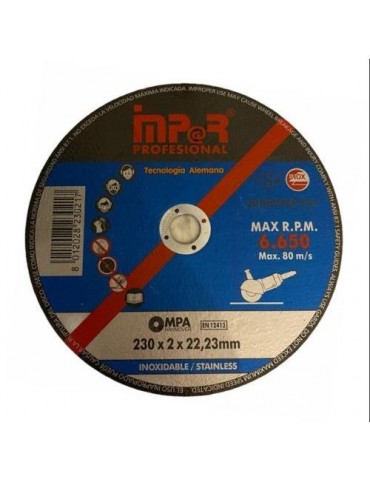 DISCO CORTE 230X2X22,23MM. IMPAR PROFESIONAL 2302