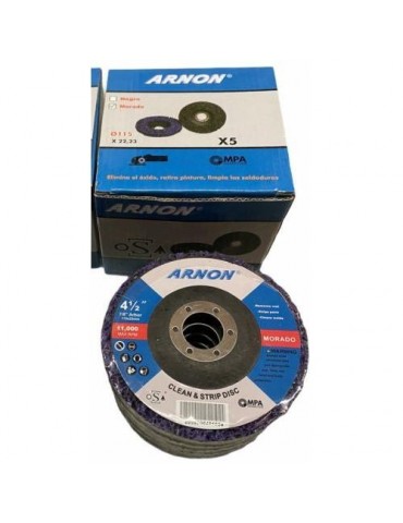 DISCO DECAPAR NYLON 115X22 MORADO DUREZA MED.ARNON