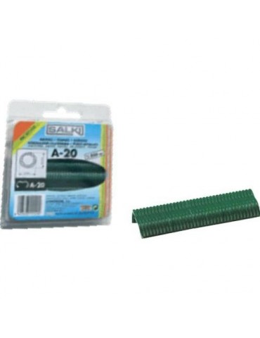 GRAPA PARA CERCAS A-20 VERDE (CAJA 200)
