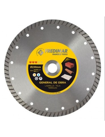 DISCO UNIVERSAL 230MM TURBO RAPID CUT ALTURA 10MM