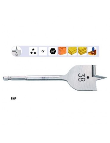 BROCA PLANA P/MADERA Ø 12