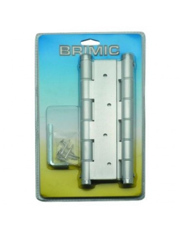 BISAGRA DOBLE ACCION F1 PLATA (BL.) 57004