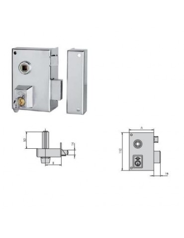 CERRADURA REVERSIBLE 56BR 70 HE DCHA.
