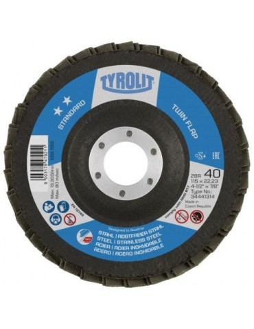 DISCO DE LAMINAS TWIN FLAP 27XLA 115X22,23 ZAZA40Q