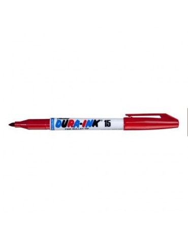 ROTULADOR PUNTA FINA DURA-INK 15 ROJO