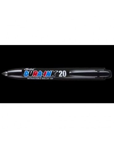 ROTULADOR RETRACTIL DURA-INK 20 NEGRO