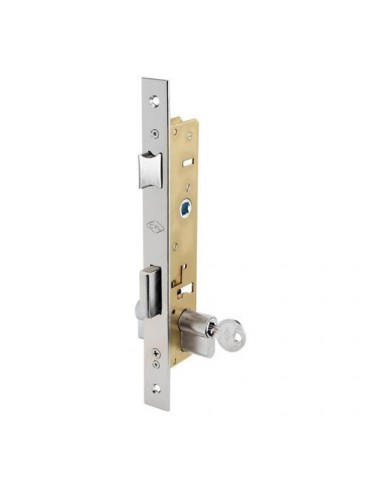 CERRADURA EMBUTIR 184/35/0 HIERRO NIQUELADO CVL