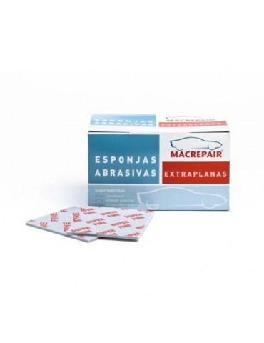 ESPONJA ABRASIVA EXTRA PLANA GRANO-ULTRAFINO 10661