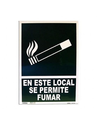 CARTEL A-3 SE PERMITE FUMAR