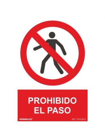 SEÑAL PROHIBIDO EL PASO