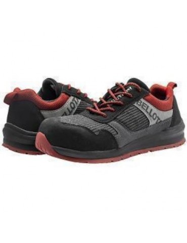 ZAPATO STREET NEGRO/ROJO 72350 BR S1P T-46