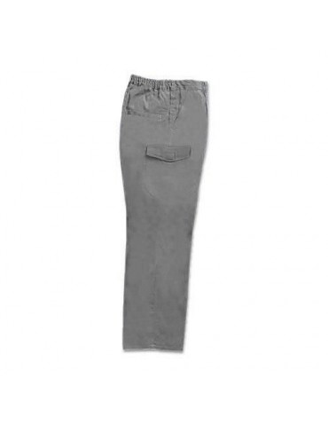 PANTALON MULTIBOLSILLOS TERGAL GRIS 56